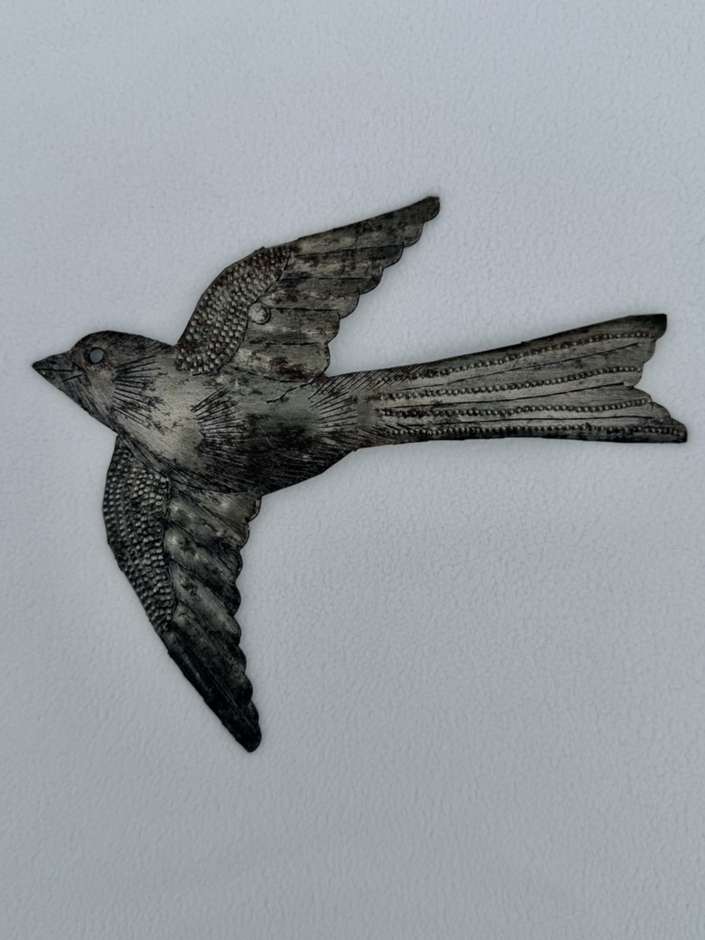 Birds in Flight Hand Crafted Metal Art Wall Decor ~ Set of 2 - Picture 3 of 10